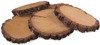 Plaster drewna brzozowego o średnicy 24-28 cm, grubość 2,5 cm, piękna kora
